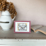 【原画】ふてぶてしいねこ(オレンジの目)