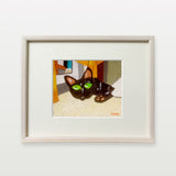 【複製画】黒猫メイ