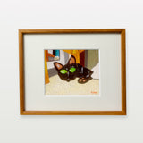 【複製画】黒猫メイ