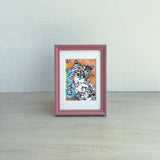 【原画】立っているねこ