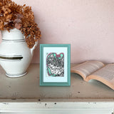 【原画】かわいいねこ(緑の目)