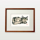 【複製画】おくつろぎにゃんち