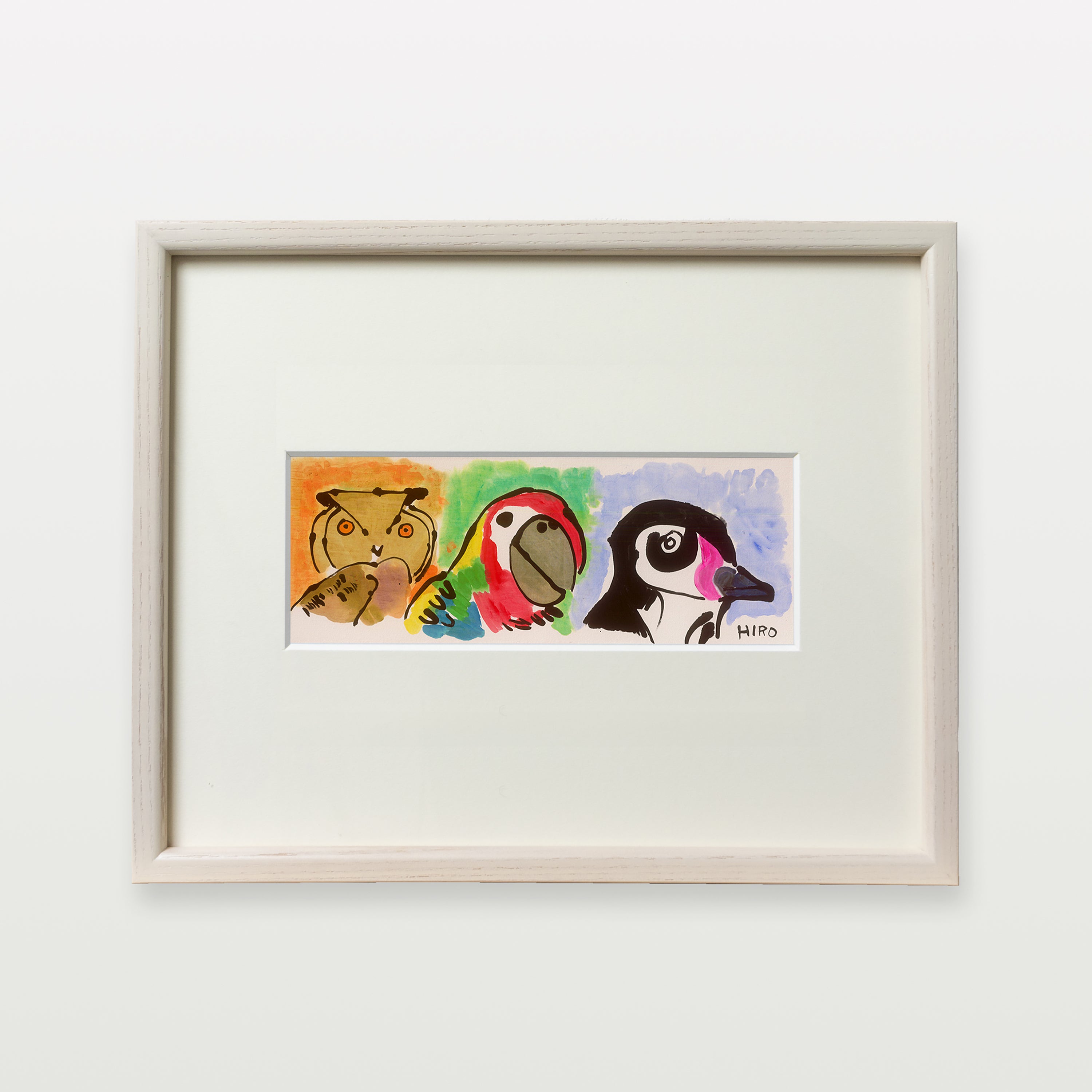 【複製画】ぼくの好きな鳥、3羽