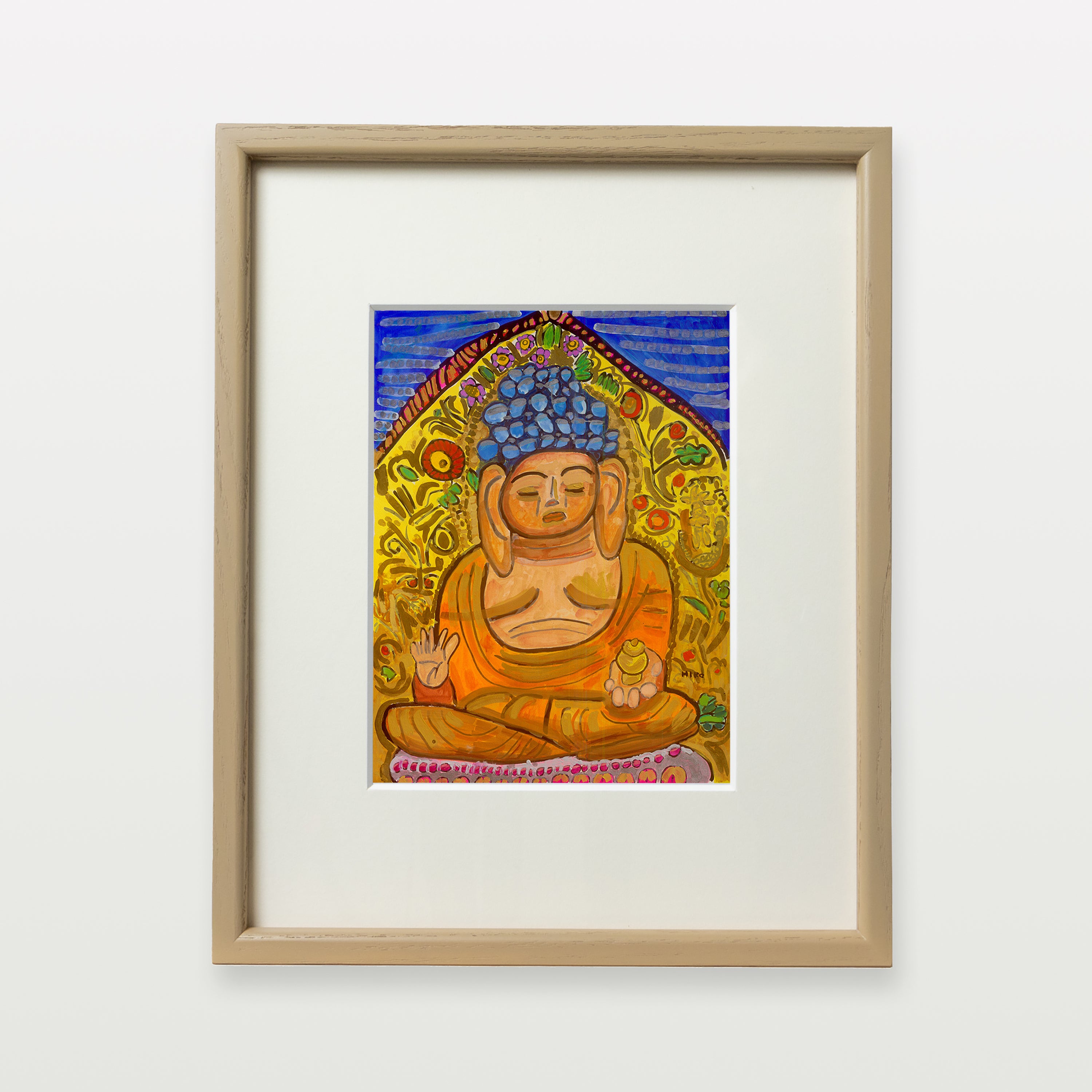 【複製画】薬師如来坐像