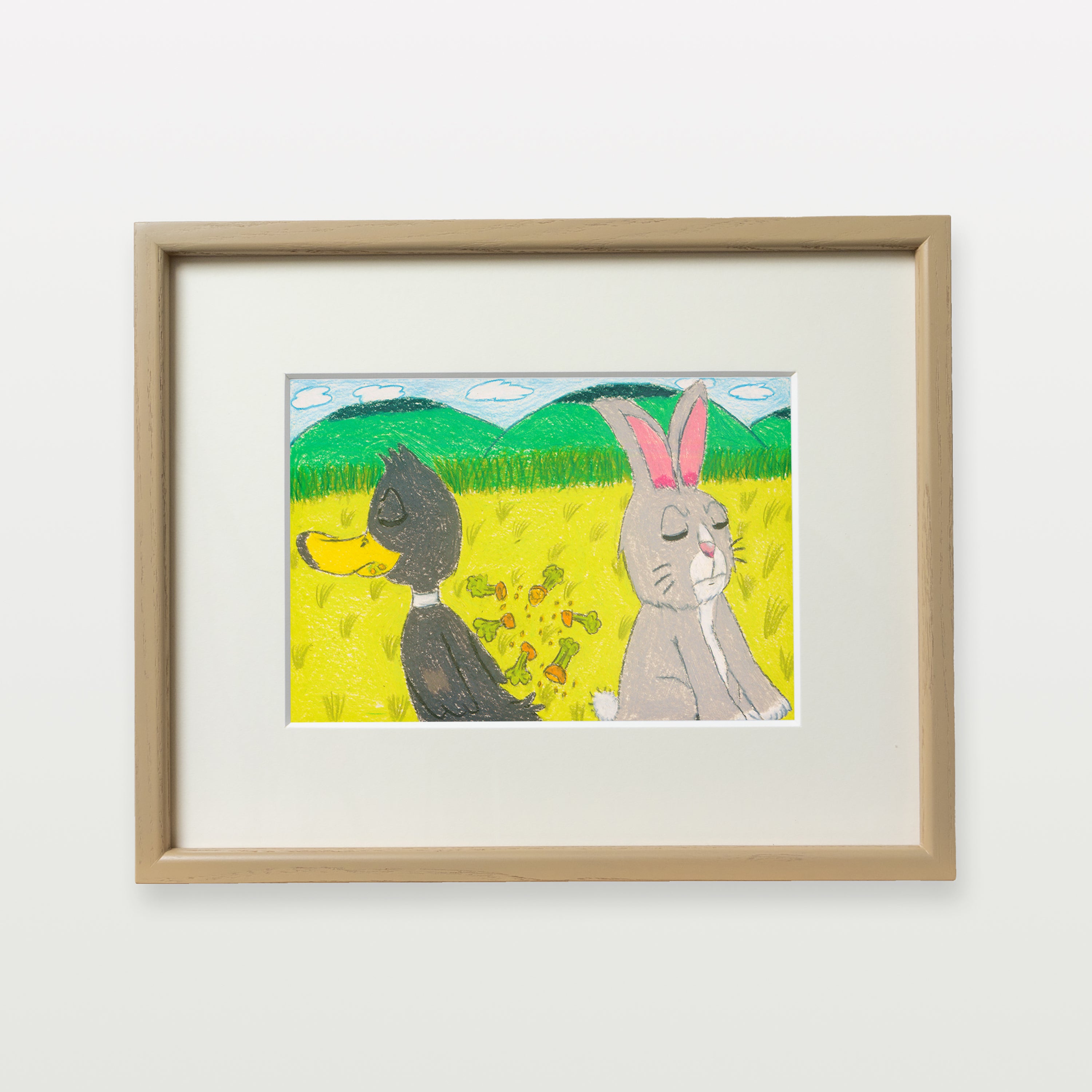 【複製画】兎と鴨の物語
