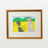【複製画】兎と鴨の物語