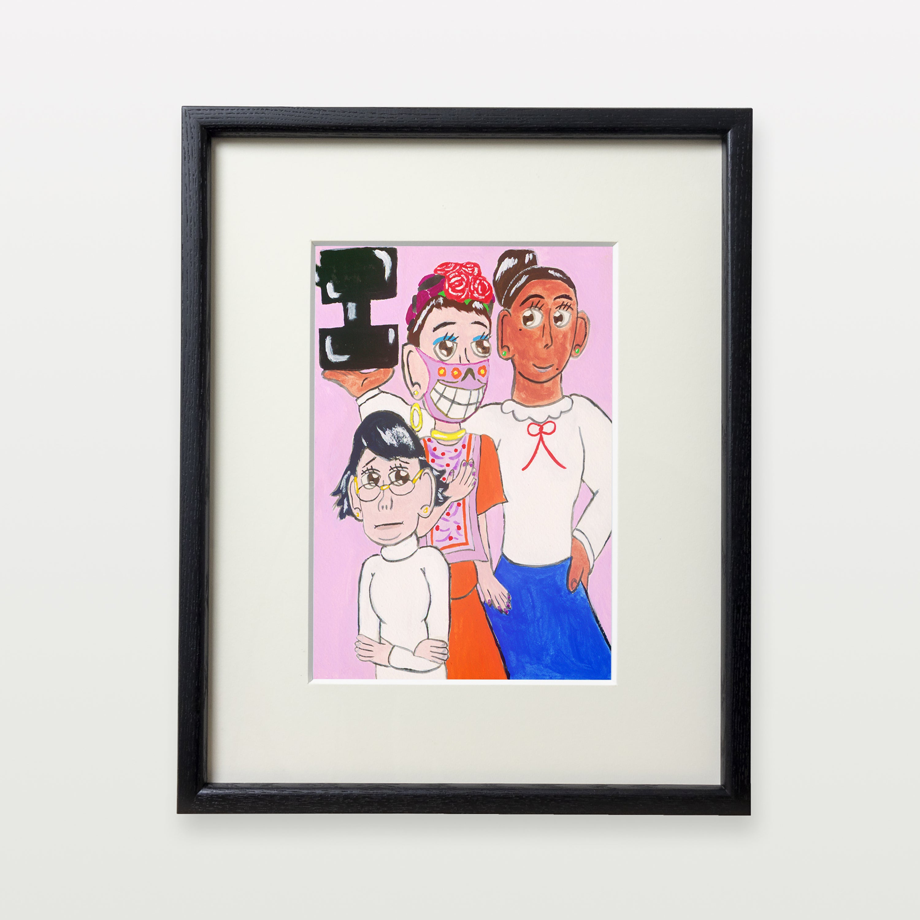【複製画】面白ヒロインの3人